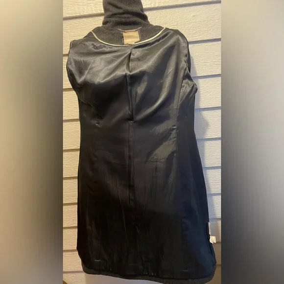 Old Navy Size Med Gray Wool Double Breasted Midi Peacoat - Picture 3 of 4